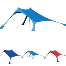 

280x280x280cm Family Portable Sunshade Beach Shade Tent Windproof Tent UV Protection Outdoor Waterproof Sunshade Garden Awing