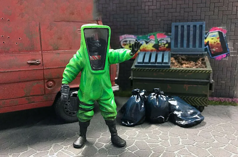 1/35 Современная подставка Мужская в костюме фотография миниатюрная gk разборка