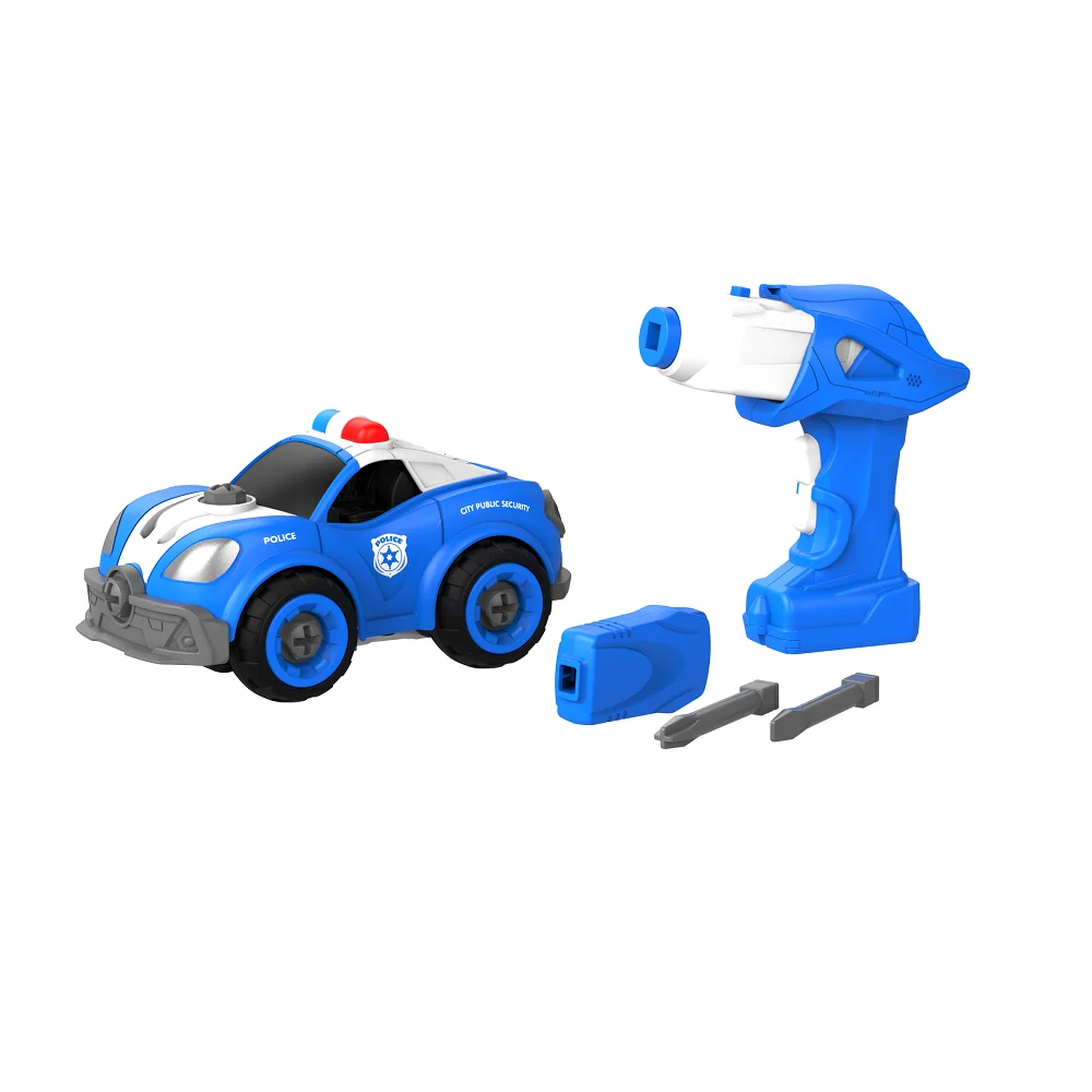 Патрульная машина сборная SHANTOU BHX TOYS CO с пультом ДУ