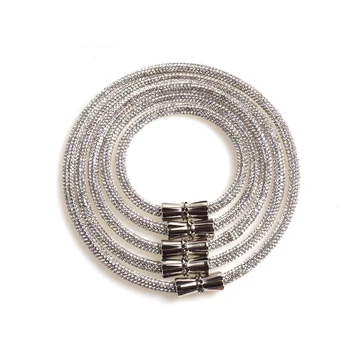 

Rhinestones Puppy Chihuahua Necklace Pet Dog Collars Bling Jewelry Collars Cute Pendant Puppy Cat Party Wedding Accessories