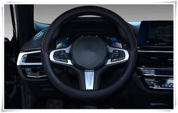 

Advanced car auto steering wheel cover PU leather M code car auto accessories 38cm for Nissan NISS LIVINA MARCH X-TRAIL TIIDA