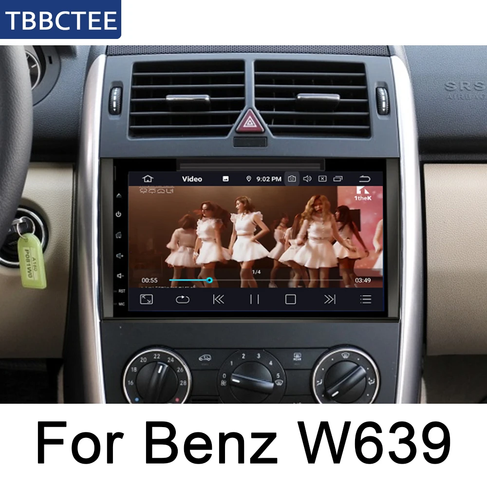 Автомагнитола для Mercedes Benz W639 2003 ~ 2012 NTG мультимедийный плеер GPS навигация Android