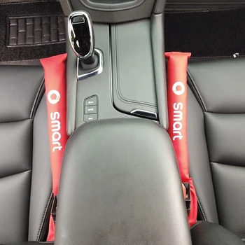 

Genuine Leather Auto Seat Gap Filler Pad Leakproof Protective Strip Car Interior For Smart 453 Forfour fortwo Car Styling