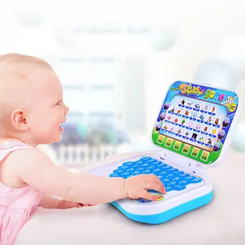 Early Educational Learning Kids Laptop Toys Machine Multi-function Alphabet Music Toy Puzzles Phonetic Language Sound Laptop Toy 1