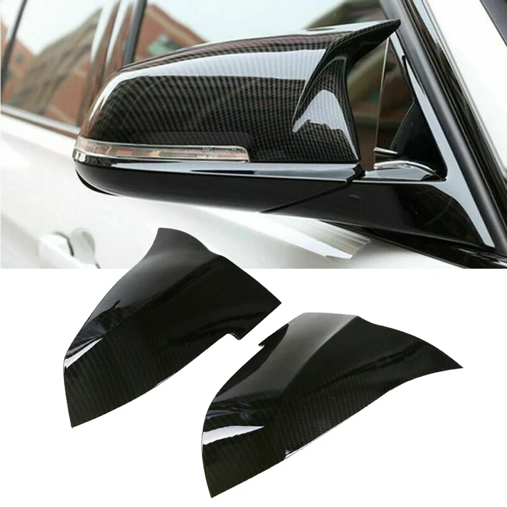 

Carbon Fiber Style Car Side Mirror Cover Cap Stylish For BMW F20 F21 F22 F23 F30 F31 F32 F34 E84 F87 Car Accessories