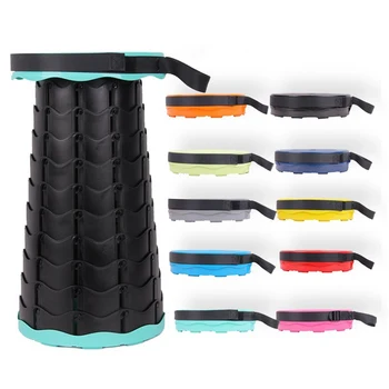 

Retractable Stool Outdoor Foldable Camping Chair Portable Folding Chair Space Save Travel Fishing Chair Dropship Big Discount