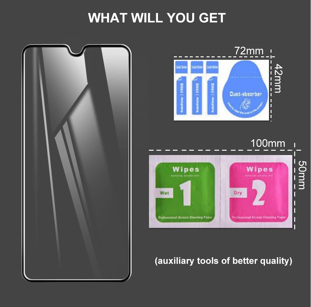 9D закаленное стекло для Samsung A50 A40 A70 A10 A20 A30 Защита экрана Galaxy A51 A71 A01 A41 A31 A21s A11