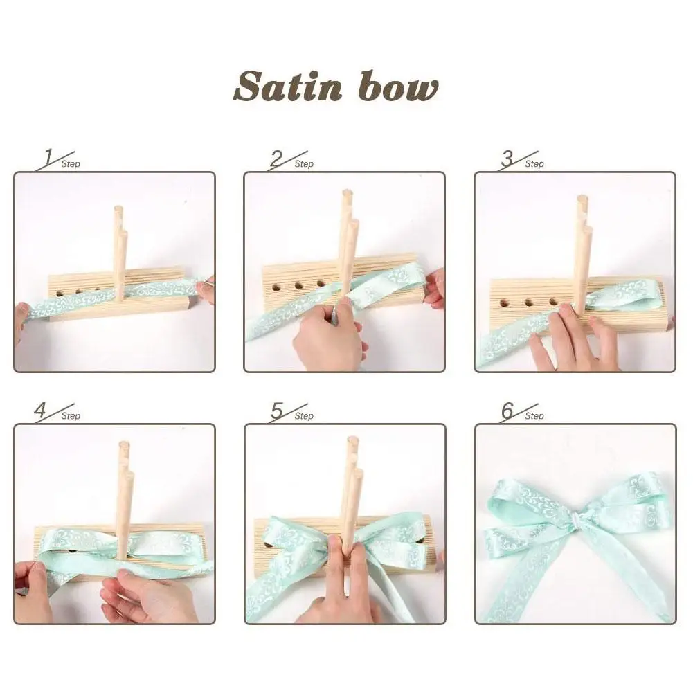 Bow Maker Wooden Wreath Bowing Making Tool Ribbon Bow Maker Tool