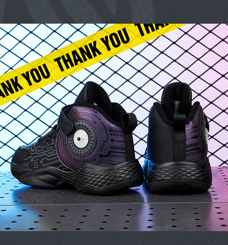 Kids Shoes Trend Cool Boy Outdoor Sneakers Lightweight Activity Supplies Leather Durable Children Casual Running Sport Booties