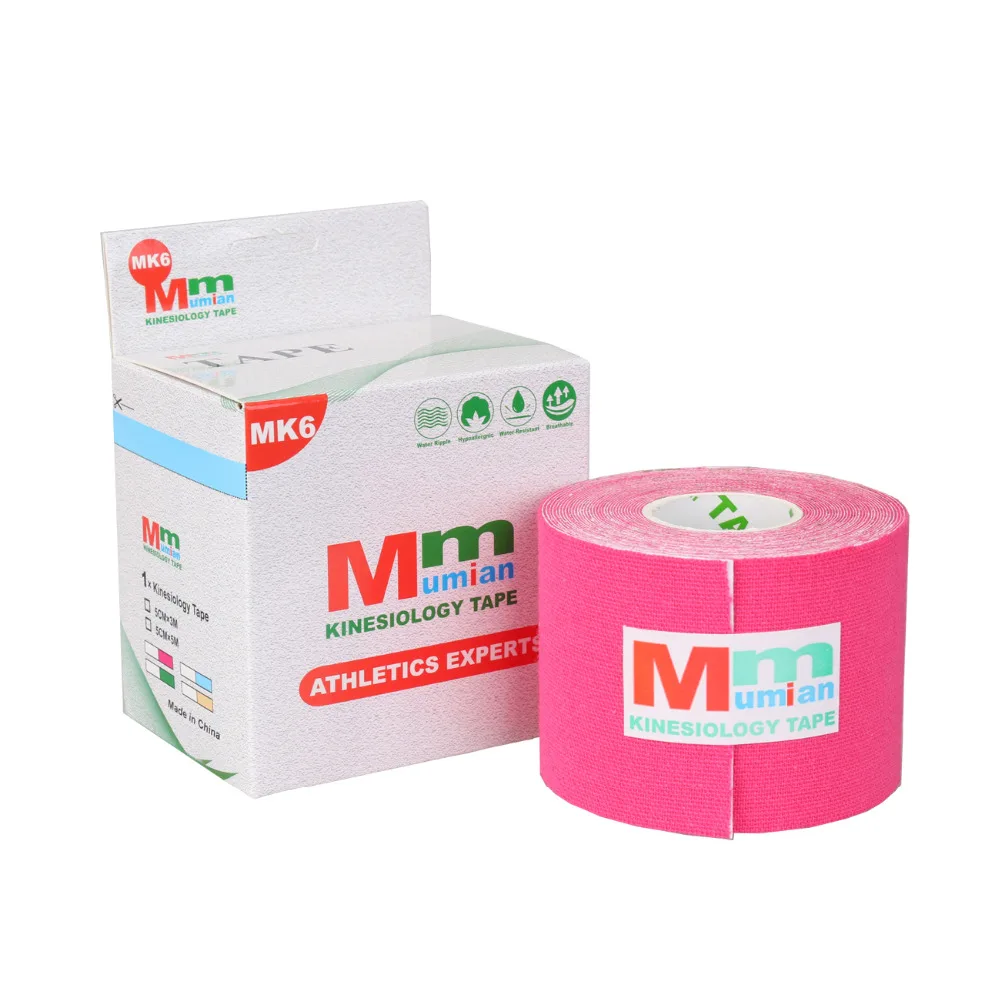 Practical 500*300CM Cotton Injury Support Gift Muscle Bandage Self Adhesive Tape Relieve Pain Kinesiology Stickers Pads
