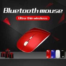 4 цвета тонкий Bluetooth 3,0 10m 1000-1800 dpi беспроводная мышь для Windows компьютера ПК ноутбука Android 3,1+ планшета