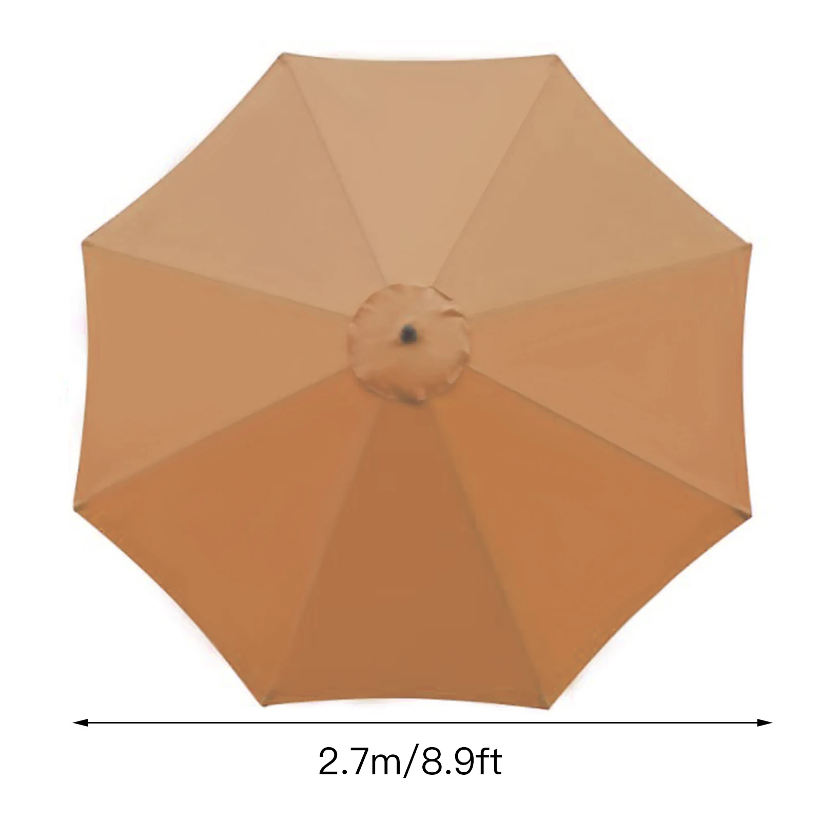Beach Umbrella Replacement Canopy Garden Patio umbrella 3 Meters Anti-UV Polyester Cloth parasol plage Without Mental Structure 