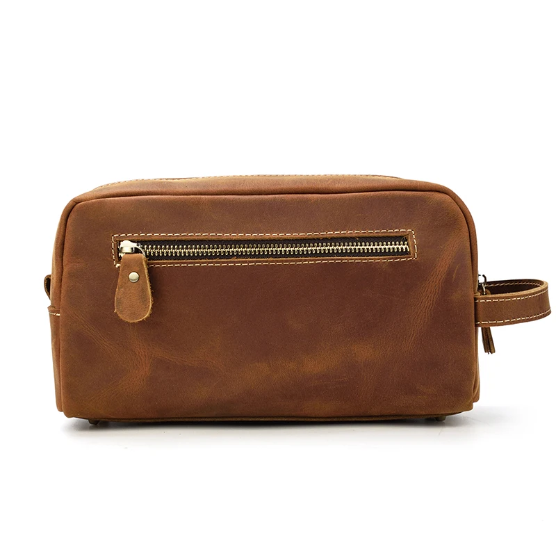 MAHEU коричневая мужская повседневная сумка-клатч из натуральной кожи, сумки для путешествий, сумки для хранения для макияжа Umberlla, кошелек, большой телефон, Pounch