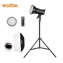 Godox светодиодный светильник SL-60W SL-100W SL-150W SL-200W 5600 к Bowens светодиодный видео светильник непрерывного светильник комплект с светильник подставка софтбокс