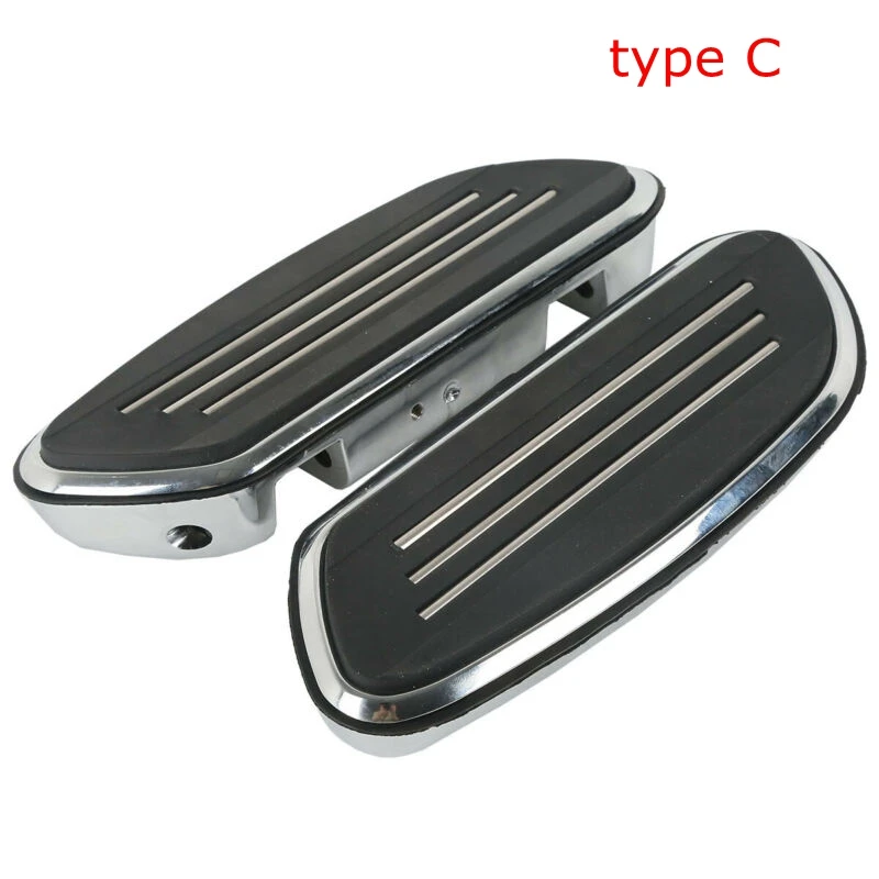 Мотоцикл Задняя пассажирская подножка и кронштейн набор для Harley Touring Road Electra Street FLHT FLHX FLTR 93-16 94 - Цвет: C