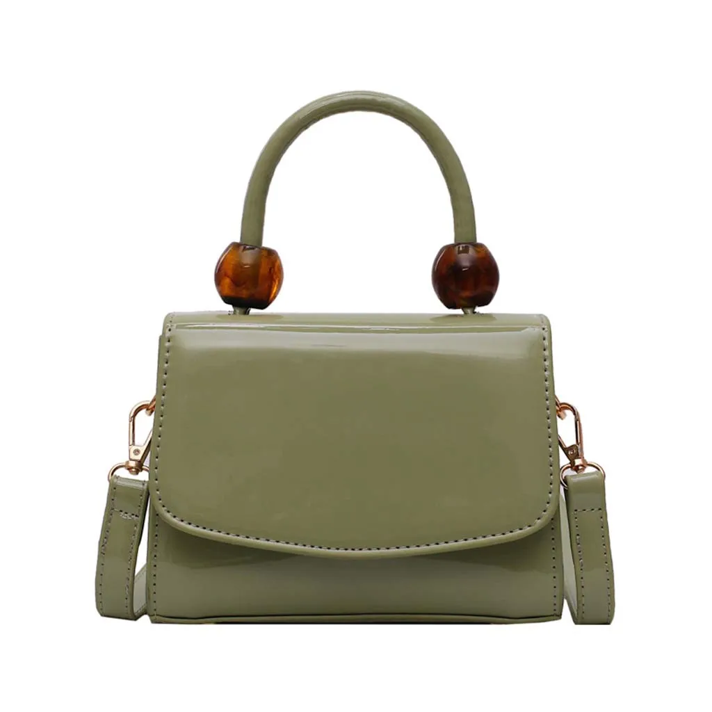 Последняя Корейская стильная мини сумка через плечо для женщин одноцветная простая мини-сумка модная сумка на плечо Маленькая квадратная сумка#35