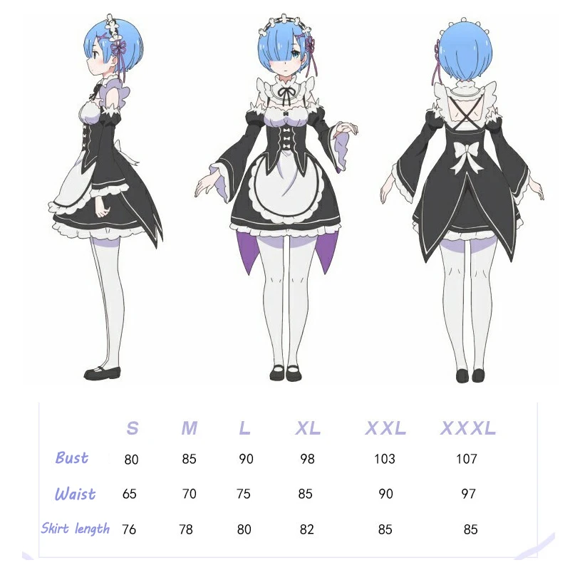 ОЗУ/рем для косплея Re:zero Kara Hajimeru Isekai Seikatsu Re Life In a другой мир кавайные сестры костюм