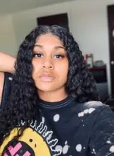 Mechones de pelo humano Remy con Perla Negra y ondas profundas, mechones de 30 pulgadas con cierre, 3 mechones