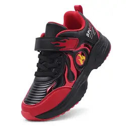 SKHEK Детские кроссовки из искусственной кожи обувь для детей для девочек детские кроссовки черная обувь для детей черная красная детская