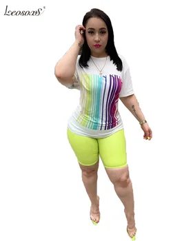 

Spring Summer Women Two Piece Set Top And Pants Plus Size Outfits Tracksuit Sweatsuit Outfit Letter Print Active Sets