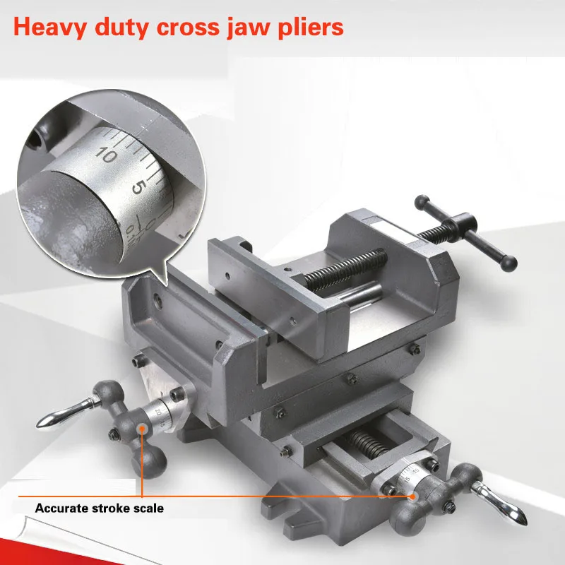 

Cross Vise Bench Vice 3 "4" 5 "6" 8 "high Carbon Steel Precision Heavy Duty Vise Milling Machine for Convenience and Durability