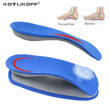 

KOTLIKOFF Orthopedic Insoles for feet Heel Flatfoot Arch Support Pads 3/4 Length orthotic Shoes Insole Foot Health Care Sole