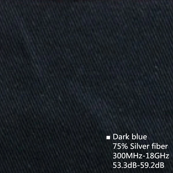 Список анти-электромагнитного излучения костюм воротник пальто сигнала базовая станция мониторинга комнаты EMF Экранирование пальто - Цвет: Dark blue 75Ag