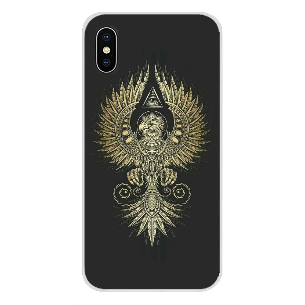 Фонарь с изображением пирамидальных глаз для Huawei G7 G8 P7 P8 P9 P10 P20 P30 Lite Mini Pro P Smart Plus 2017