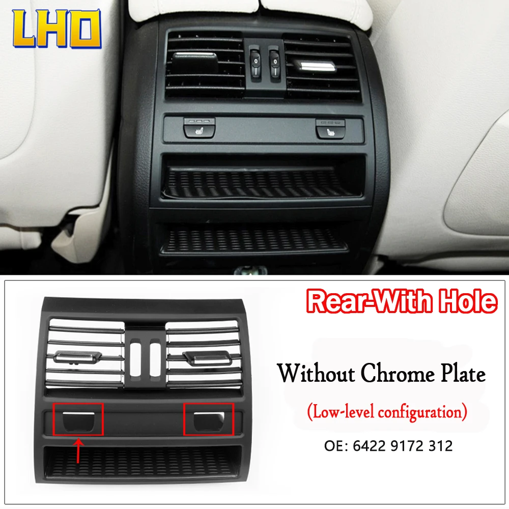 자동차 앞줄 바람 왼쪽 중앙 오른쪽 에어컨 벤트 그릴 배출구 패널 BMW F10 F11 F18 5 시리즈 2010-2017