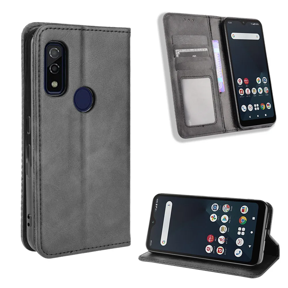 For Fujitsu Arrows WE Case Luxury PU Leather Wallet Magnetic Adsorption ArrowsWE F-51B Phone Bags | Мобильные телефоны и