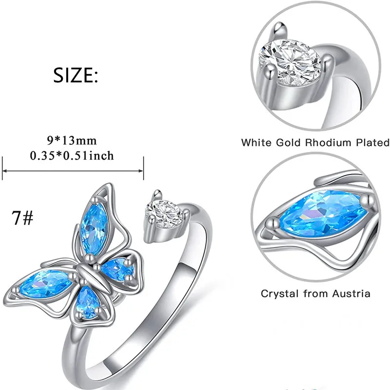 Butterfly rotating anxiety ring4