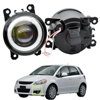 

2x High Brightness front bumper Car LED Fog Light with Angel Eyes For S-uzuki SX4 (EY, GY) 2006 2007 2008 2009 2010 2011 -2014