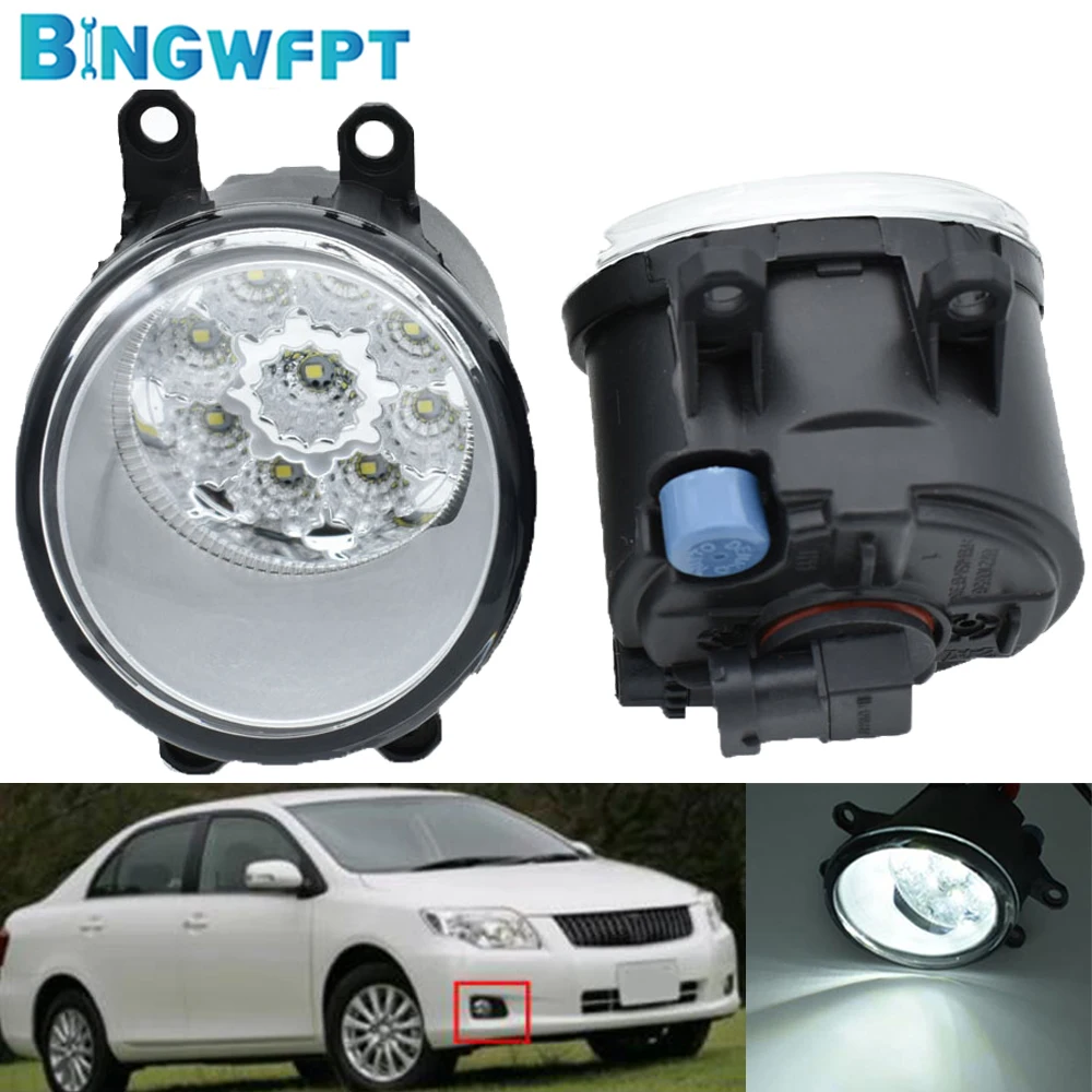 Fog Lamp Daytime Running Light Car H11 Led Drl White 12v Bingwfpt Fog