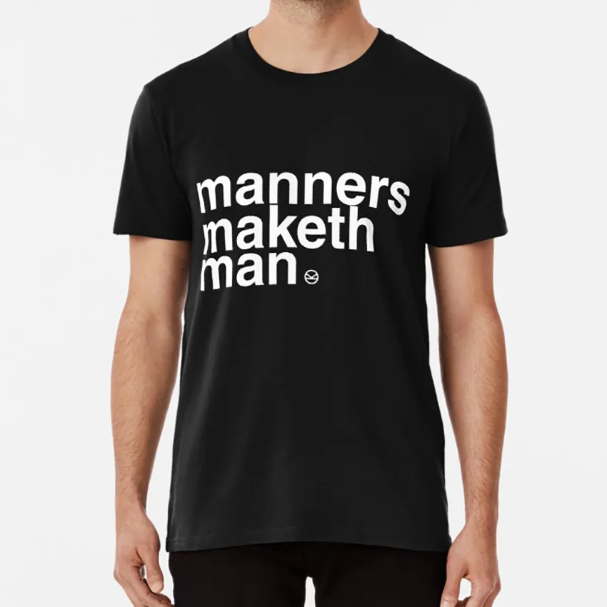 Kingsman: Manners Maketh Man Футболка kingsman manners maketh man | Мужская одежда