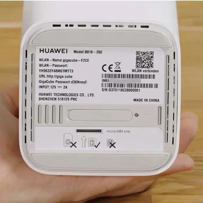 Huawei B818-260 LTE Cat19 Gigabit CPE 4G Band1/3/7/8/20/28/32/38/42(700/800/900/1500/1800/2100/2600/ 4200 МГц) cat19