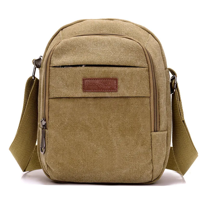 

Men's Bag Special Offer New Style Korean-style Single-shoulder Canvas Bag Outdoor Casual MEN'S Messenger Bag Small Bag