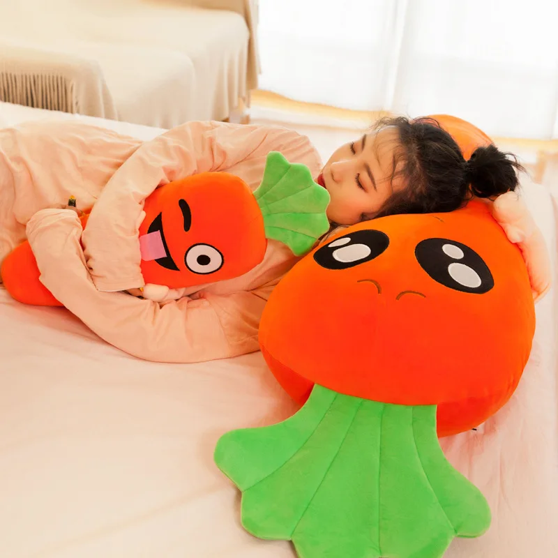 

QQ Expression with Arm-Software Carrot Pillow Lumbar Support Pillow Hot Selling New Style Plush Toys Customizable