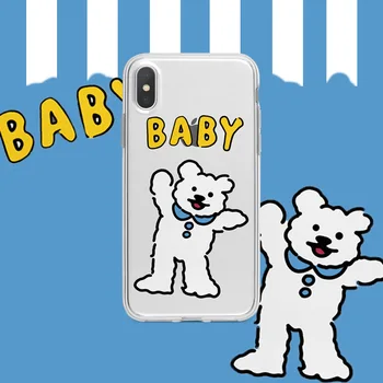 

2020 INS Fashion Cartoon Bear Case For iPhone 11 11PROMAX 11PRO 7 8 7Plus 8Plus X XS XSMAX XR 6S 6 6Plus 6SPLUS Soft Case Cover