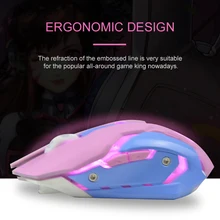 Игровая мышь 7 видов цветов мышь с подсветкой USB геймер 3200 dpi мышь для компьютера ПК ноутбук подключи и играй с дыхательный светильник