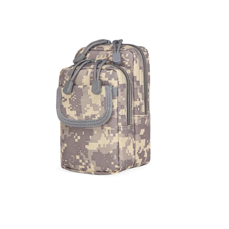 ACU Открытый рюкзак вложение Molle Карманный Многофункциональный Камуфляж инструменты висячая сумка 6 дюймов телефон тактическая сумка на ремне - Цвет: ACU
