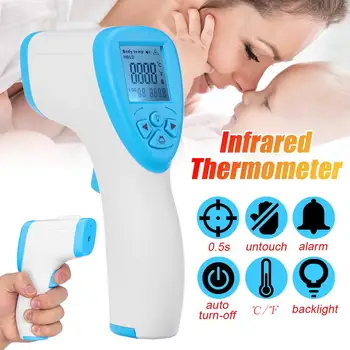 

Forehead Thermometer Non Contact Infrared Thermometer Body Temperature Fever Digital Measure Tool for Baby Adult