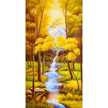 

5D DIY Full Drill Diamond Painting Autumn Scenery Embroidery Mosaic Kit