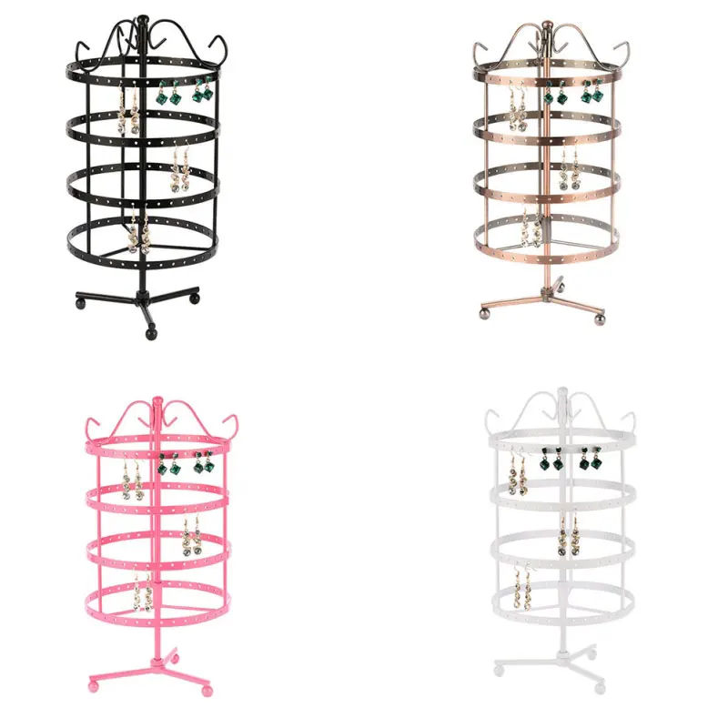 

Wrought Iron Jewelry Display Stand Holder Earring Display Stand Jewelry Display Storage Rack Rotating Display Holder Home Decor