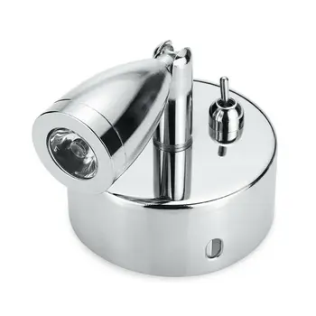 

1 Set 12V-24V LED Reading Light Wall Lamp Toggle RV Caravan Motorhome Boat For RV Caravan Truck Boat Kitchen Bedside