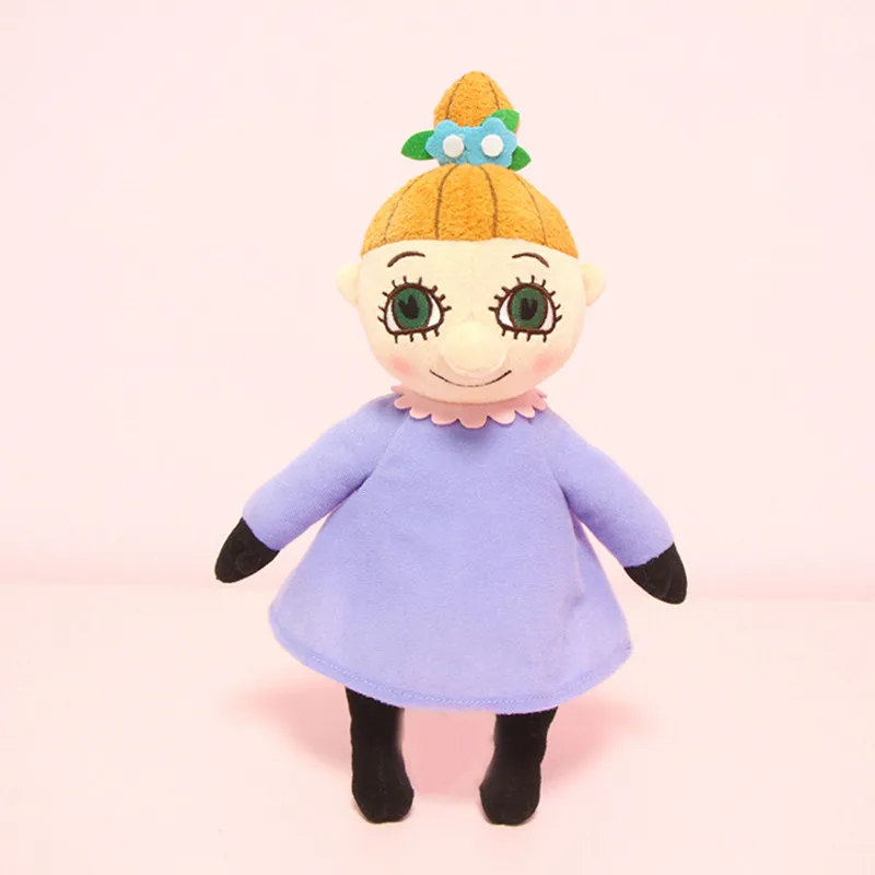 25 см Moomin Little My плюшевая игрушка мягкие игрушки животные куклы, детский подарок на Рождество подарок на день рождения для вашего ребенка - Цвет: Фиолетовый