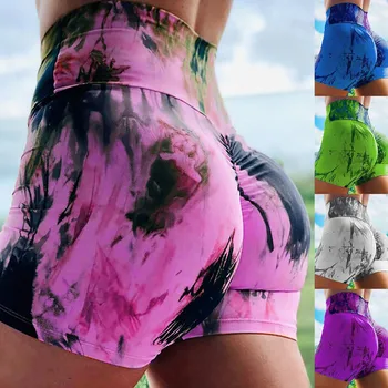 

Leggings Fitness High-Waist Short Women Ladies Basic Slip Bike Short Compression Workout Leggings Yo-ga Short pants women