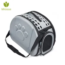 4 цвета складная дорожная сумка для домашних животных переносная сумка для собак кошек сумка с рисунком лапы сумка для переноски сумки для животных Товары для домашних животных