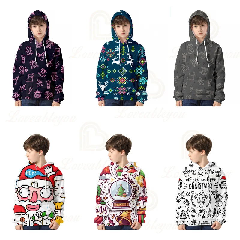 

Cosplay Sweatshirts Hoodie Jackets Coats Hoodie Cosplay Hooded Sweatshirts Christmas Holidays Party Gift