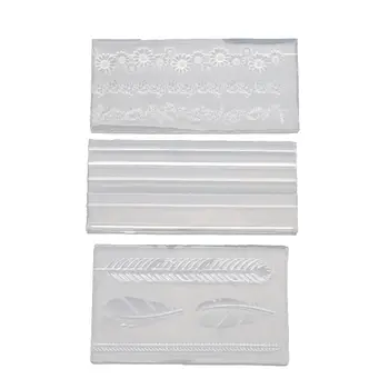 

3Pcs DIY Rose Floral Leaves Bar Hairpin Slilcone UV Resin Mold Flower Feather Barrettes Resin Mold Jewelry Making Tools