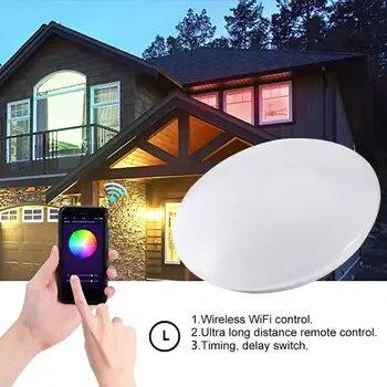 

Ceiling light WiFi Smart LED Ceiling Light App Control Works with Alexa Google Assistant Smart Home